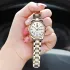 OLEVS 5567 Quartz Casual Watch Gift Alloy Watchband Round-dial Wristwatch Week Display Calendar Luminous